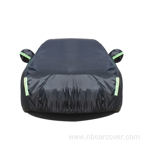 Upgraded light weight small car covers with zippers